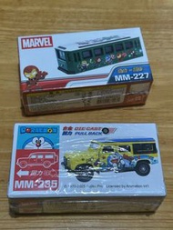 合金回力車 車仔 叮噹 多啦A夢 Marvel