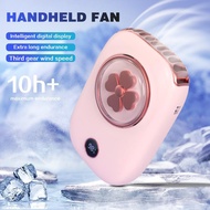 Mini Portable Fan Hanging Neck Fan Mini USB Portable Fan Bladeless Kipas with LED Display