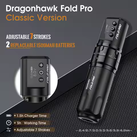 Dragonhawk Fold Pro Adjustable 7 Stroke Length Changeable Power By Mcore-c2 Wireless Wire Battery RC
