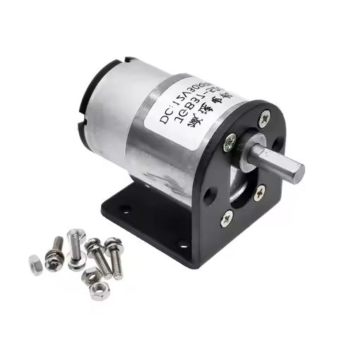 JGB37-520 12V 24V High Torque Gear Box Electric Motor New Gearmotor 5/10/20/30/45/60/100/200/300/600