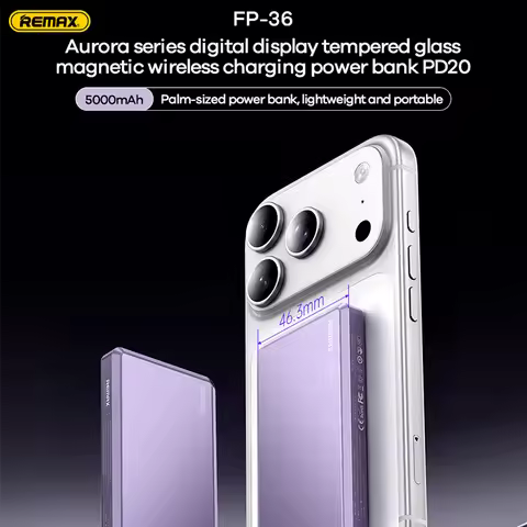 REMAX Magnetic Power Bank Wireless Charging Portable For iPhone 17 Pro 16 15 13 X Xiaomi Samsung Pow