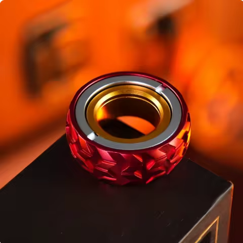 EDC FIDGET Mechanic Paragraph Fidget Ring EDC Ratchet Magnetic Adult Anti Stress Spinner Office Desk
