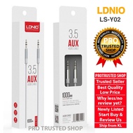 Aux Cable 1 meter 2 meter AudioJack Cable TV to Speaker 3.5mm to 3.5mm. Aux to Aux. Jack to Jack.