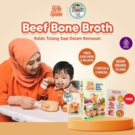 HELLO SPOON Beef Bone Broth / Chicken Broth Hello Spoon / Beef Bone Broth Soup [FREE 1pc STICKERS]- 