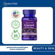 Grapeseed Extract 100mg 50 capsules Grape Seed Oil Puritan's Pride