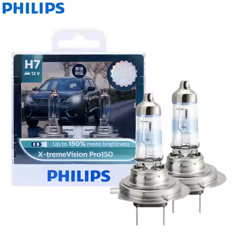 Philips X-treme Vision Pro150 H7 12V 55W PX26d 150% More Bright Car Halogen Head Light HL Beam ECE A