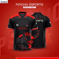 ♞,♘,♙Esport Jersey Ph Custom Name Customize Psycho Esports Official Jersey Pubg Ml Design 2024 Mock