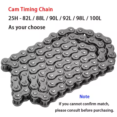Motorcycle Cam Timing Chain 25H 82L 88L 90L 92L 98L 100L 82 88 90 92 98 100 Links L Link For YAMAHA 