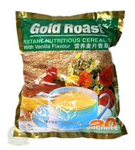 ข้าวโอ๊ต เครื่องดื่มผงสำเร็จรูป รสนม  Gold Roast ขนาด 30 กรัม บรรจุ 20 ซอง