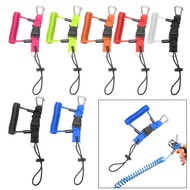 [vpelkcd] Scuba Diving Lanyard Stainless Steel Spring Lanyard for under Kayaking Accessories Parts