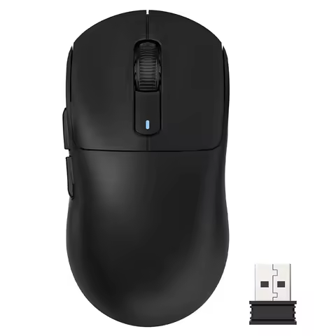 X3 Lightweight Wireless Gaming Mouse with 3 Mode 2.4G USB-C Wired BT 26K DPI PAW3395 Optical Sensor 