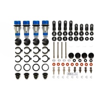 1Set Aluminum Alloy Hydraulic Shock Absorber for Tamiya RC Car GF-01/G6-01/WR-02/XV-01 Long Shock Ab