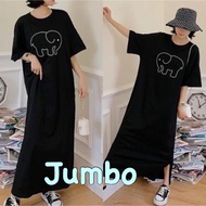Dean fashion - long DRESS BONA BONA JUMBO Wanita - tanah abang clothes
