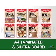 Frozen Foods, Street Foods, Itlog, Bawang, Sibuyas,Kamatis Alak (Liquor), Bigas, Softdrinks Signages