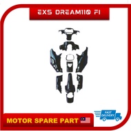(100% ORIGINAL) HONDA EX5 DREAM 110 FI COVER SET COVERSET BODY COVER SHOOT SUIT SHOT EX5DREAM110 FI 