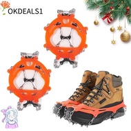DEALSHOP Ice Shoes Spike, Lightweight Ice Grippers