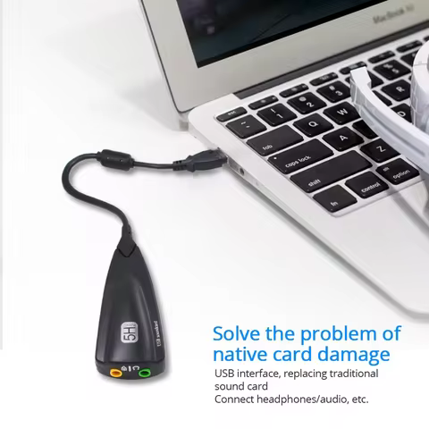 USB sound card computer gaming specific external high-end sound card, 5HV2 stereo 7.1 channel wired 