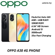 OPPO A38 (6GB+6GB RAM + 128GB Storage) 4G Phone - Glowing Black or Glowing Gold