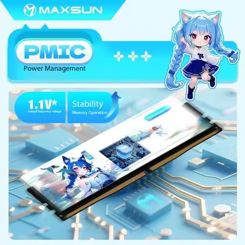 Mingxuan 32GB 1x16GBX2 dual DDR5 6400MHz 6000MHz desktop memory module Jia Jie series jacket module 