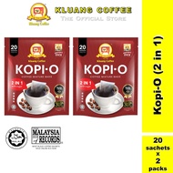Coffee Kluang Stamp Televisyen Coffee O2 In 1 (20 uncang Individual x 2 pek)