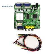NEW  Game RGB/CGA//YUV to VGA HD Video Converter Board HD9800/GBS8200 Hot Green Board for CRT LCD PD