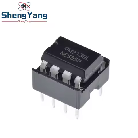 10Pcs , (5 Each) NE555 NE555P 555 TZT Timer Programming + 8 Pin Sockets