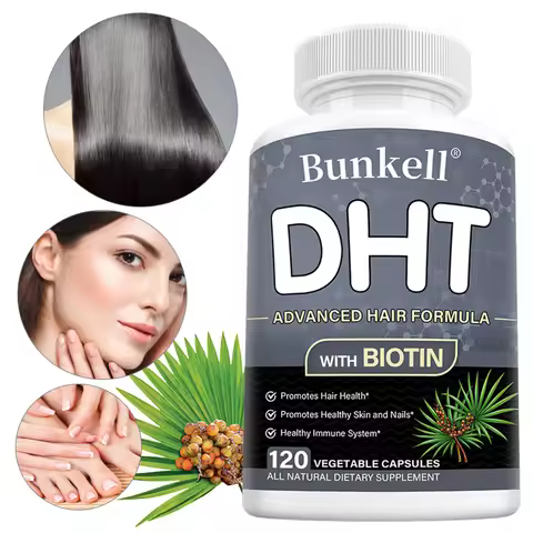 DHT Blocker, Premium Hair Care Formula, with Biotin Supplement, Support Healthy Hair, Skin, and Nail