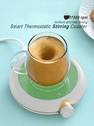 1個桌面用的咖啡杯保溫器,帶可調速攪拌的杯子恆溫器,usb驅動,可攜式智能杯墊,蠟器,適用於家庭/辦公室/戶外野餐/假日禮品