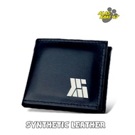 Eerge Men's Folding Zipper Coin Wallet PU Leather Two Fold Black Coffee Trendy Waterproof