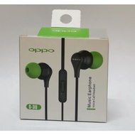 OPPO A15 A16 A31 A32 A34 A54 A53 A74 A93 A94 A95 A3S A5S F5 F7 F11 3.5MM WIRED EARPHONE BASS MUSIC HANDFREE WITH MIC