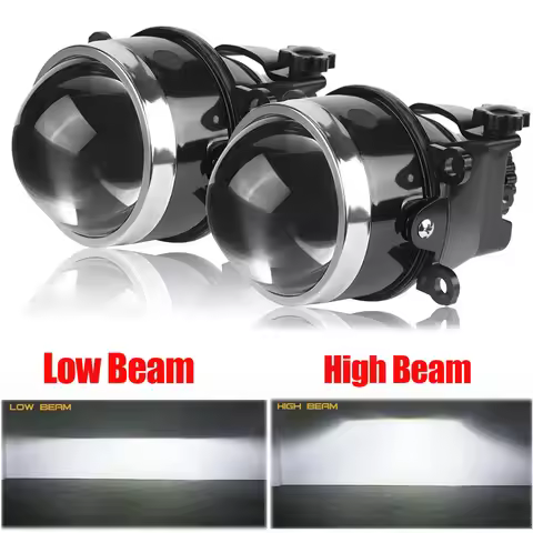 3 Inch Bi-xenon Fog Light HID Projector Lens Use D2S D2H H11 Lamp fog lamp For Ford Focus MK2 For Pe
