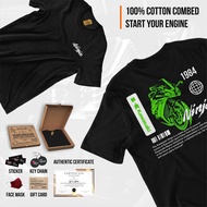 Honda Riders Indonesia Motorcycle T-Shirt, Ninja 4 Stroke Code