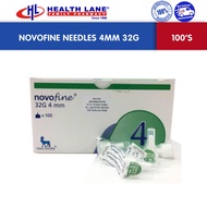 Novofine Needles (4mm/32g x 100's)