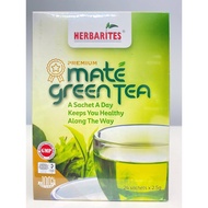 HERBARITES MATE GREEN TEA 24'S*2.5G