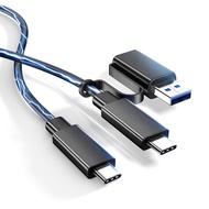 FOINNEX USB 4 Cord, 5ft Thunderbolt 4 Cable Supports 100W Fast Charge and 40Gbps Data Transfer, USB-