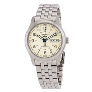 Seiko 5 Sports Laurel 110th Anniversary Limited Edition Beige Dial Automatic SRPK41K1 100M Mens Watch