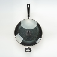 JAYA MATA 28/30/32cm Non-stick Coating Aluminium Open Frying Pan with Cover JM795 | Official Online 