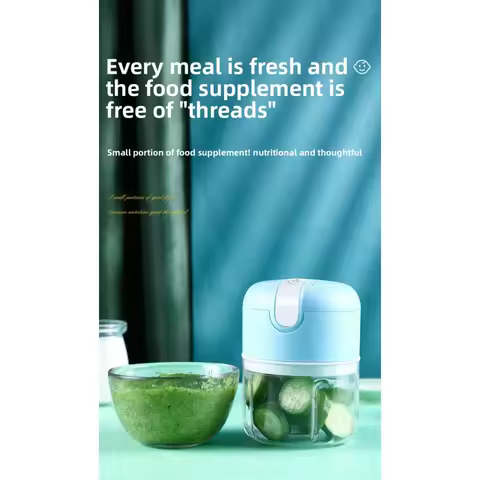 Garlic puree magical tool, electric garlic grinder, small blender, household food processor, meat gr