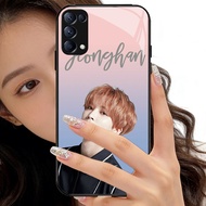 O-41 SEVENTEEN Merch tempered Glass Phone Case OPPO Reno 4 A15S A91 3 6Z 5 6 A15 F15 5G