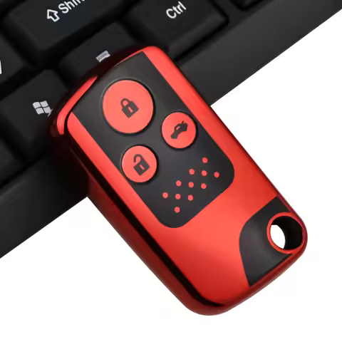 For Honda CRV Fit Shuttle Fried Freed Spike StepWGN RG1 Spada CRZ 2/3 Buttons TPU Car Key Fob Case C
