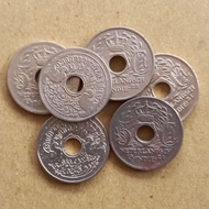 Uang kuno koin 5 Cent Nederlandsch Indie nederland indie