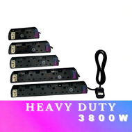 𝐇𝐄𝐀𝐕𝐘 𝐃𝐔𝐓𝐘 2M 5M 10M Extension Socket Multiple Plug Adaptor Trailing HEAVY DUTY SOCKET EXTENSION SOC