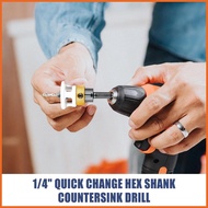 Countersink Drill Bit Set Four-Edged Wood Boring Bits Wood Drill Bits Rugged Countersink Tapered Dri