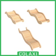 [Colaxi] Hamster Climbing Ladder Wooden Bridge Interesting Hideout Playing Bendy Bridge