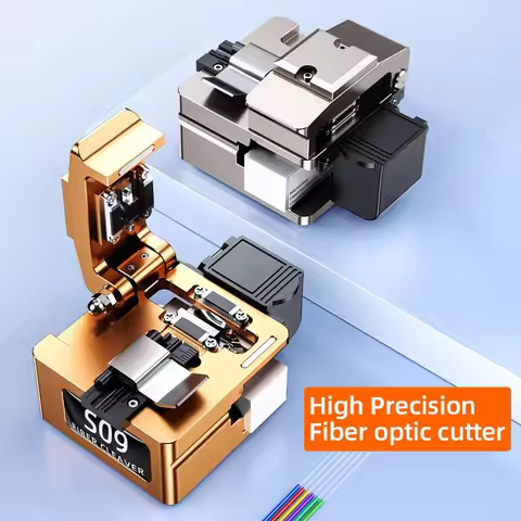 S09 High Precision Fusion Splicer Optical Fiber Cutter FTTH Optic Fiber Cleaver Fiber Optic Cleaver