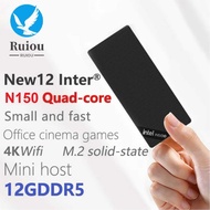S12 Plus Intel Twin Lake N150 Mini PC Stick Windows 11 PRO DDR5 12GB M.2 NVME SSD WIFI BT 4K HD 1000