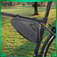 [Isuwaxa] Bike Bag Shopping Storage Bag Traveling Commuting Bike Frame Bag Accessories