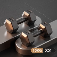 Misty Crewley ดัมเบล 2.5 kg 3 kg 5 kg 7.5 kg 10 kg ดัมเบล หกเหลี่ยม ดัมเบลหกเหลี่ยมหุ้มยาง สองต่อการ