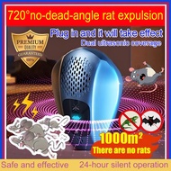 Safe and effective Rat Repellent Ultrasonic for home 720°Full coverage Mouse Repellent Variable freq