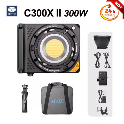 SIRUI C300X II 300W FullPower Portable Fill Light Ultra-Light 2700-6500K Professional Handheld COB P